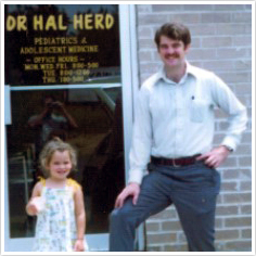 Dr. Herd and daughter 3 yr. old Shannon